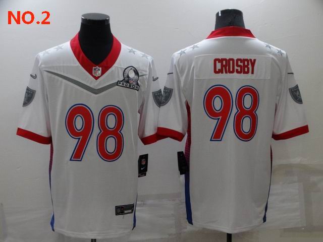 Men's Las Vegas Raiders 98 Maxx Crosby Jersey NO.2;